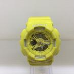 Yahoo! Yahoo!ショッピング(ヤフー ショッピング)【中古】カシオ ベビーG クオーツ メンズ腕時計 イエロー系 BA 110BC[jggW]