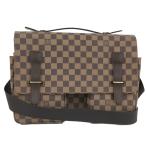 ショッピングVUITTON LOUIS VUITTON ブロードウェイ ショルダーバッグ ダミエ エベヌ N42270