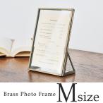 真鍮 フォトフレーム おしゃれ 写真立て レトロ アンティーク調 ブラス フォトフレームM