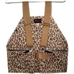 【CUSHMAN クッシュマン】 MATTSONS マットソンズ コットン生地 レオパード柄 ヒョウ柄 豹柄 ライディングベスト ユーティリティベスト ハンティングベスト (茶)