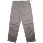 ショッピングストレート 【CUSHMAN クッシュマン】 1946's LEE リー ビンテージ スタイル 肉厚 コットンサージ生地 ワイド ストレート フリスコパンツ ワークパンツ (グレー) チノパン