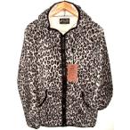 ショッピングレオパード 【CUSHMAN クッシュマン】 MATTSONS マットソンズ 肉厚 ボアフリース生地 レオパード柄 ヒョウ柄 フルジップ パーカー フーディー ジャケット クリームソーダ