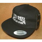 VISE レッドテイル バイカー仕様 コットン生地 刺繍 フラットバイザー キャップ (フリーサイズ) 黒 REDTAIL バイス ホットロッド ハーレーダビッドソン 帽子