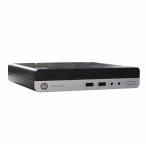  настольный персональный компьютер HP ProDesk 400 G5 DM б/у 2018 год модели миниатюрный стол одиночный Windows11 64bit no. 9 поколение Core i3 память 8GB высокая скорость SSD 1235216