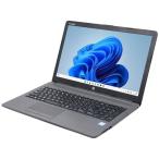 ノートパソコン HP 250 G7 中古 2019年モデル 訳あり品 Windows11 64bit WEBカメラ テンキー Core i5 1035G1 メモリ8GB 高速 SSD 無線LAN 15インチ A4サイズ 180