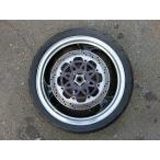  б/у Kawasaki KAWASAKI Balius BALIUS ZR250 переднее колесо "Enkei" ENKEI F-1289 J17 × MT3.00 изгиб иметь управление No.40318