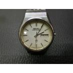 セイコー SEIKO キングクォーツ KING QUARTZ アナログ時計 3針 デイデイト クォーツ 腕時計 竜頭無 裏蓋無 ジャンク 管理No.44898