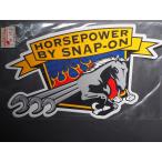  неиспользуемый товар Япония стандартный товар Snap-on Snap-on tools HORSEPOWER BY SNAP-ON диагональ :280mm длина :120mm стикер наклейка управление No.8347
