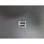 中古 アンティーク 銀色 シルバー 美錠 サルカン バックル 調整具 尾錠  幅: 8mm  汎用 セイコー シチズン等 管理No.9866