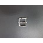 中古 アンティーク 銀色 シルバー 美錠 サルカン バックル 調整具 尾錠  幅: 14mm  汎用 セイコー シチズン等 管理No.9870