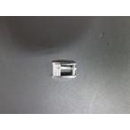 中古 アンティーク 銀色 シルバー 美錠 サルカン バックル 調整具 尾錠  幅: 6mm  汎用 セイコー シチズン等 管理No.9871
