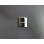 中古 アンティーク 銀色 シルバー 美錠 サルカン バックル 調整具 尾錠  幅: 16mm  汎用 セイコー シチズン等 管理No.9880