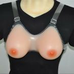 人工乳房シリコンバスト ストラップ付き 変装用女装おっぱい コスプレ 性転換 豊胸 美乳 乳房切除術 偽娘 選べるサイズ