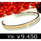 Yahoo! Yahoo!ショッピング(ヤフー ショッピング)【vie】ピンクゴールドラインステンレスバングル/ヴィー/K18 sale