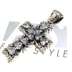 【FREE STYLE】CZクロスフリースタイルシルバーペンダント/シルバーアクセサリーst sale