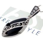 ペンダント ネックレス シルバー ブラック オニキス 石 フリースタイル sale