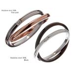 ショッピングペアリング ペアリング ブラック ピンク ２連 ステンレス ジルコニア アクセサリー 送料無料 刻印 無料 ju8 年度末 sale