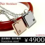  пара колье пара квадратное plate розовое золото steel серебряный Cubic Zirconia S-GROWN печать бесплатный бесплатная доставка отчетный год конец sale