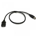 ホンダ ロアパネル専用USBケーブル Type2 60cm（フィット ヴェゼル ステップワゴン N-WGN ジェイド グレイス シャトル等) USBアダプタ用 Jusby