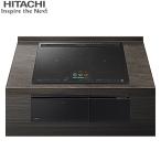 HT-N1500KTF(K) Hitachi HITACHI встроенный IH варочный нагреватель N1500T серии 3.IH металлический * нержавеющая сталь соответствует ширина 60cm premium черный бесплатная доставка 