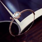 Yahoo! Yahoo!ショッピング(ヤフー ショッピング)バングル レディース ブレスレット ダイヤ 大粒 シンプル 18K RGP 人気 激安アクセサリー 誕生日プレゼント