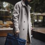  тренчкот пальто с отложным воротником мужской bar ma машина n пальто Германия версия ремень имеется осень-зима воротник-стойка длинное пальто American Casual бизнес casual ходить на работу 