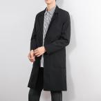 メンズチェスターコート膝上軽いミド...