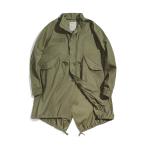 M-65フィールドジャケット モッズコート メンズ ビッグシルエット M65 ミリタリー ライトアウトー ロング ジャケット 綿 オーバーサイズ 大きいサイズ 通勤 通学