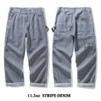 DUNGAREES ダンガリーズ ペインターパンツ デニムパンツ メンズ カーゴパンツ ワークパンツ 13.5oz 11.5oz Denim インディゴ 多ポケット おしゃれ ストライプ柄