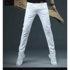  белый джинсы обтягивающие джинсы мужской стрейч Denim брюки джинсы белый бизнес белый брюки освежение тонкий весна лето 