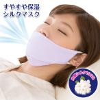 安眠グッズ 快眠 保湿マスク 口マスク おやすみマスク 絹 シルク 鼻呼吸サポート 肌の乾燥 喉の渇き すやすや保湿シルクマスク (メール便可)