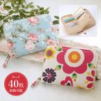 カードホルダー レディース 花柄 ローズ ポイントカード 診察券 クレジットカード 会員証 キャッシュカード 収納 保管 40枚収納カードケース（メール便可）