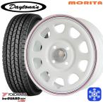 145/80R12 145R12 дюймовый 6PR Yokohama Ice Guard IG91 for VAN 4H100 зимние шины колесо 4 шт. комплект MRT DAYTONA'S G2 Daytona z белый 