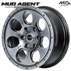 MID MUD AGENT грязь e-jento15 дюймовый 5.5J 6H139.7 +45 металлик серый легкосплавные колесные диски одиночный товар 1 шт. 4шт.@ и больше бесплатная доставка 