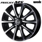 N-BOX и т.п. Weds Weds RIZLEYlaitsure-MS 14 дюймовый 4.5J 4H100 +45 черный металлик полировка легкосплавные колесные диски одиночный товар 1 шт. 4шт.@ и больше бесплатная доставка 