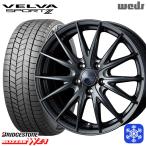 155/65R14インチ ブリヂストン ブリザック WZ-1 WZ1 4.5J 4H100 スタッドレスタイヤホイール4本セット Weds ヴェルヴァ スポルト2