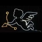 コロナ産業　エンジェル　エンジェルモチーフ　常点プラグコード180cm付　天使　2Dモチーフ　クリスマスライト　クリスマスイルミネーション　L2DM266