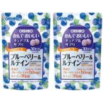 ショッピングルテイン 【送料無料】かんでおいしいチュアブルサプリ　ブルーベリー＆ルテイン 120粒入×2個セット オリヒロ