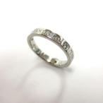 ショッピングティファニー Tiffany＆Co　ティファニー　Pt950　ダイヤ3P　ロゴリング