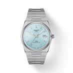 ティソ TISSOT 腕時計 メンズ PRX ピーアールエックス オートマティック パワーマティック 80 アイスブルー 自動巻き T137.407.11.351.00 T1374071135100