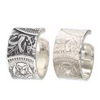 ショッピングペア カップル シルバーペアイヤーカフ AQUA SILVER ペア カップル お揃い 誕生日 プレゼント