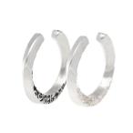 ショッピングペア カップル シルバーペアイヤーカフ AQUA SILVER ペア カップル お揃い 誕生日プレゼント ギフト