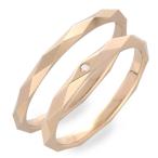  розовое золото обручально кольцо PINKY&amp;DIANNE пара cup ru... день рождения подарок 