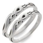 シルバー 婚約指輪 結婚指輪 エンゲージリング ペアリング ペア プレゼント フリースタイル プレゼント