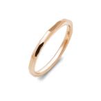 結婚指輪 マリッジリング ピンクゴールド K10PG 指輪 レディース シンプル カットデザイン 日本製 5号〜15号