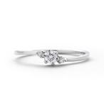 【公式ストア】指輪 リング レディース プラチナ PT900 ダイヤモンド 0.1ct エンゲージリング 婚約指輪 ダイヤモンドジュエリーLEGAN（レガン）