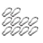 kalabina10 шт. комплект нержавеющая сталь springs крюк брелок для ключа многофункциональный kalabina уличный треккинг падение предотвращение 10-STKARABI