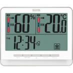 タニタ デジタル温湿度計 ホワイト 〈TT538WH〉 〔B5〕 壁掛け温湿度計