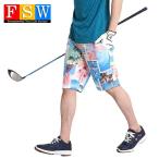  Golf одежда мужской шорты Golf брюки тренировочный брюки обратная сторона шерсть . рука resort брюки 5 минут длина общий рисунок талия резина Logo лето салон одежда часть магазин надеты 12447