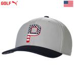 プーマ PARS AND STRIPES P SNAPBACK CAP キャップ 022967 Quarry(01) PUMA USA直輸入品